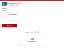 Tablet Screenshot of employeebenefitsmarketplace.com